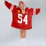 Nfl San Francisco 49ers Blanket Hoodie Fed Warner 1