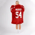 Nfl San Francisco 49ers Blanket Hoodie Fed Warner 1