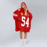 Nfl San Francisco 49ers Blanket Hoodie Fed Warner 1