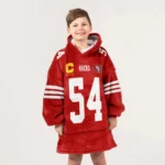 Nfl San Francisco 49ers Blanket Hoodie Fed Warner 1