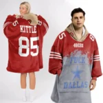 Nfl San Francisco 49ers Blanket Hoodie Fk Dallas 1