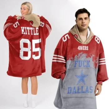 Nfl San Francisco 49ers Blanket Hoodie Fk Dallas 1