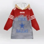 Nfl San Francisco 49ers Blanket Hoodie Fk Dallas 1