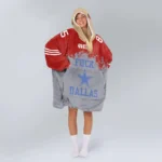 Nfl San Francisco 49ers Blanket Hoodie Fk Dallas 1