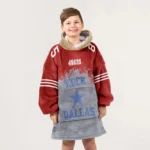 Nfl San Francisco 49ers Blanket Hoodie Fk Dallas 1