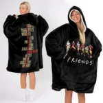 Nfl San Francisco 49ers Blanket Hoodie Friends 1
