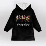 Nfl San Francisco 49ers Blanket Hoodie Friends 1
