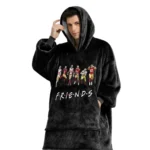 Nfl San Francisco 49ers Blanket Hoodie Friends 1