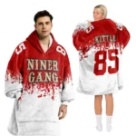 Nfl San Francisco 49ers Blanket Hoodie George Kittle 1