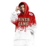 Nfl San Francisco 49ers Blanket Hoodie George Kittle 1