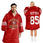 Nfl San Francisco 49ers Blanket Hoodie George Kittle Faithful 1