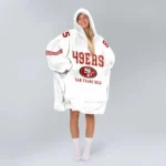 Nfl San Francisco 49ers Blanket Hoodie George Kittle Faithful 1