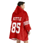 Nfl San Francisco 49ers Blanket Hoodie George Kittle Faithful 1