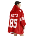 Nfl San Francisco 49ers Blanket Hoodie George Kittle They Not Like Us 1