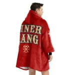 Nfl San Francisco 49ers Blanket Hoodie Logo Niner Gang 1