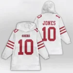 Nfl San Francisco 49ers Blanket Hoodie Mac Jones 1