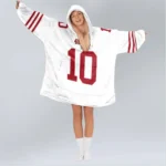 Nfl San Francisco 49ers Blanket Hoodie Mac Jones 1