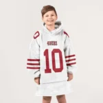 Nfl San Francisco 49ers Blanket Hoodie Mac Jones 1