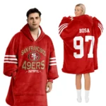 Nfl San Francisco 49ers Blanket Hoodie Nick Bosa Faithful 1