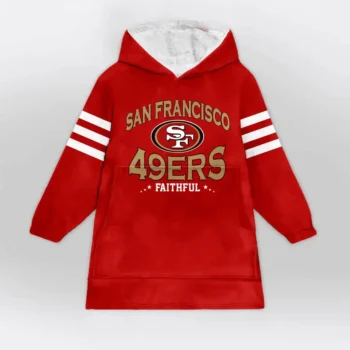 Nfl San Francisco 49ers Blanket Hoodie Nick Bosa Faithful 2