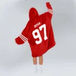 Nfl San Francisco 49ers Blanket Hoodie Nick Bosa Faithful 1