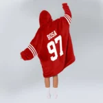 Nfl San Francisco 49ers Blanket Hoodie Nick Bosa Niner Gang 97 1