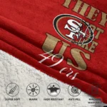Nfl San Francisco 49ers Blanket Hoodie Nick Bosa They Not Like Us 1