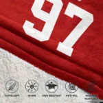 Nfl San Francisco 49ers Blanket Hoodie Nick Bosa They Not Like Us 1