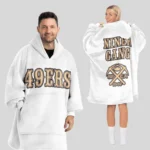 Nfl San Francisco 49ers Blanket Hoodie Niner Gang 1