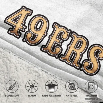 Nfl San Francisco 49ers Blanket Hoodie Niner Gang 2