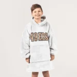 Nfl San Francisco 49ers Blanket Hoodie Niner Gang 1