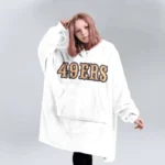 Nfl San Francisco 49ers Blanket Hoodie Niner Gang 1