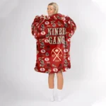 Nfl San Francisco 49ers Blanket Hoodie Pattern 1