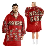 Nfl San Francisco 49ers Blanket Hoodie Pattern 49ers 1