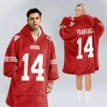 Nfl San Francisco 49ers Blanket Hoodie Ricky Pearsall 1