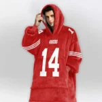 Nfl San Francisco 49ers Blanket Hoodie Ricky Pearsall 1