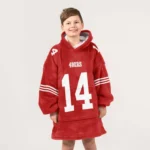 Nfl San Francisco 49ers Blanket Hoodie Ricky Pearsall 1