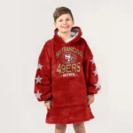 Nfl San Francisco 49ers Blanket Hoodie Slogan Niner Gang 1