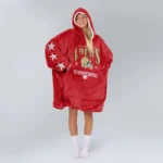 Nfl San Francisco 49ers Blanket Hoodie Starry 1