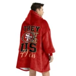 Nfl San Francisco 49ers Blanket Hoodie They Not Like Us 1