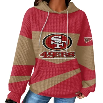 Nfl San Francisco 49ers Custom Waffle Hoodie 2