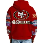 Nfl San Francisco 49ers Quarter Zip Waffle Hoodie 5x Super Bowl 1