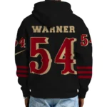 Nfl San Francisco 49ers Quarter Zip Waffle Hoodie Fed Warner 1