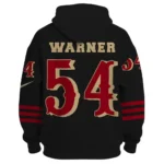 Nfl San Francisco 49ers Quarter Zip Waffle Hoodie Fed Warner 1