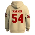 Nfl San Francisco 49ers Quarter Zip Waffle Hoodie Fred Warner 1
