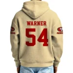 Nfl San Francisco 49ers Quarter Zip Waffle Hoodie Fred Warner 1