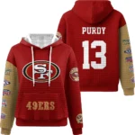 Nfl San Francisco 49ers Waffle Hoodie Brock Purdy 1