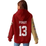Nfl San Francisco 49ers Waffle Hoodie Brock Purdy 1