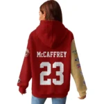 Nfl San Francisco 49ers Waffle Hoodie Christian Mccaffrey 1