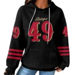 Nfl San Francisco 49ers Waffle Hoodie Faithful 2